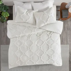 Kirkland's Home Geometric California King 3-Pc Comforter Set- Comforters
