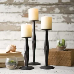 Kirkland's Home Geometric Diamond Candle Holders, Set Of 3- Candle Holders