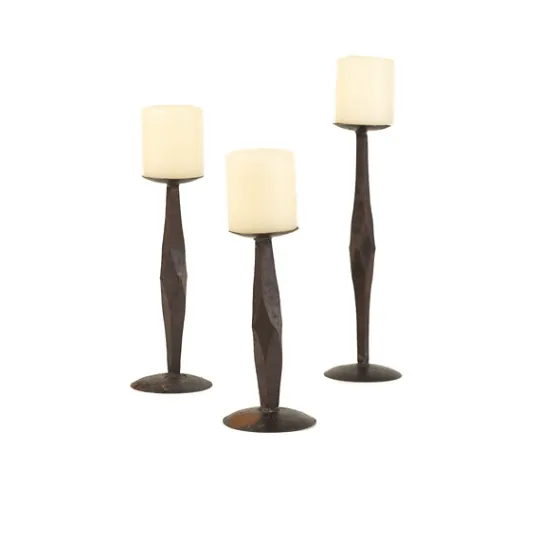 Kirkland's Home Geometric Diamond Candle Holders, Set Of 3- Candle Holders