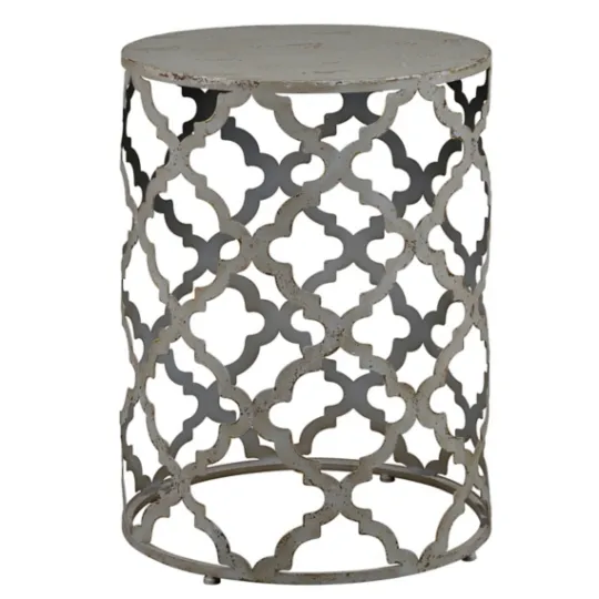Kirkland's Home Geometric Frame Metal Accent Table- Accent & End Tables