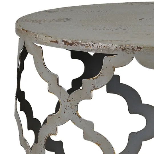 Kirkland's Home Geometric Frame Metal Accent Table- Accent & End Tables