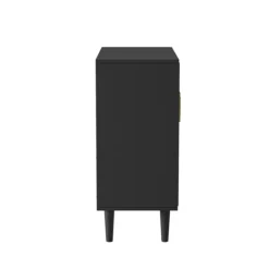 Kirkland's Home Geometric Gold Handle Cabinet- Cabinets & Sideboards