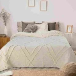 Kirkland's Home Geometric King Coverlet- Bedspreads & Coverlets