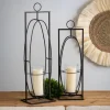 Kirkland's Home Geometric Oval 2-Pc. Hurricane Sconce Set- Sconces