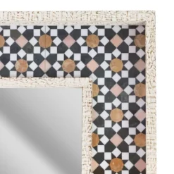Kirkland's Home Geometric Tile Print Mirror- Decorative Mirrors
