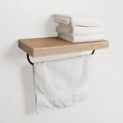 Kirkland's Home Geometric Wood And Metal Shelf- Shelves
