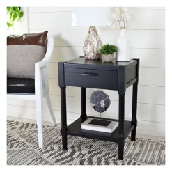 Kirkland's Home Geometrical Industrial Pull Accent Table- Accent & End Tables