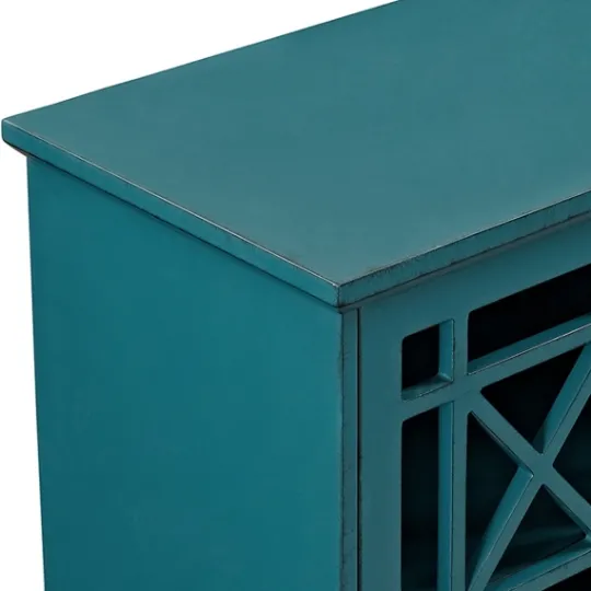 Kirkland's Home Georgia Fretwork 2-Door Accent Cabinet- Cabinets & Sideboards