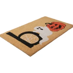 Kirkland's Home Ghost And Jack-O-Lantern Boo Coir Doormat- Doormats