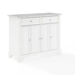 Kirkland's Home Gia All Marble Kitchen Island- Kitchen Islands & Bar Carts