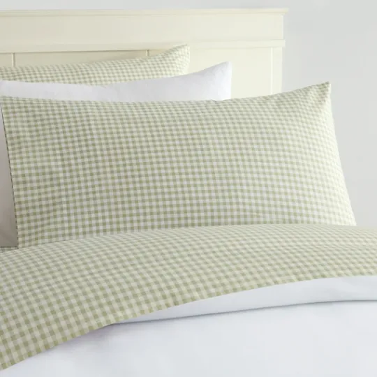 Kirkland's Home Gingham 3-Pc. Twin Sheet Set- Bed Sheets