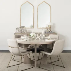 Kirkland's Home Giovanna Gold Metal Frame Ogee Arch Wall Mirror- Decorative Mirrors