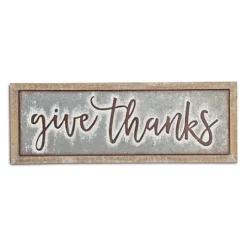 Kirkland's Home Give Thanks Sign- Wall Quotes & Signs