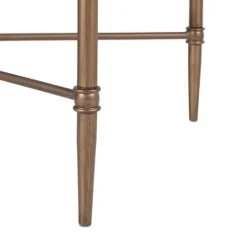 Kirkland's Home Glass And Metal Rectangle Porter Coffee Table- Coffee Tables