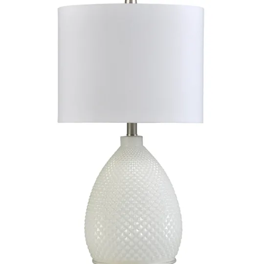 Kirkland's Home Glass Diamond Table Lamp- Table Lamps