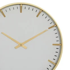 Kirkland's Home Glass Frame Gold Accent Wall Clock- Clocks