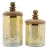 Kirkland's Home Glass Jars, Set Of 2- Decorative Bowls & Jars