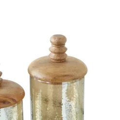 Kirkland's Home Glass Jars, Set Of 2- Decorative Bowls & Jars