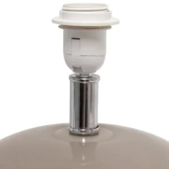 Kirkland's Home Glass Short Oval Table Lamp- Table Lamps
