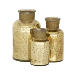 Kirkland's Home Glass Wire Wrapped 3-Pc. Vase Set- Vases