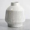 Kirkland's Home Glaze Ribbed Terracotta Vase, 12 In.- Vases