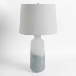 Kirkland's Home Glazed Blue And Ombre Table Lamp- Table Lamps