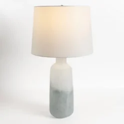 Kirkland's Home Glazed Blue And Ombre Table Lamp- Table Lamps