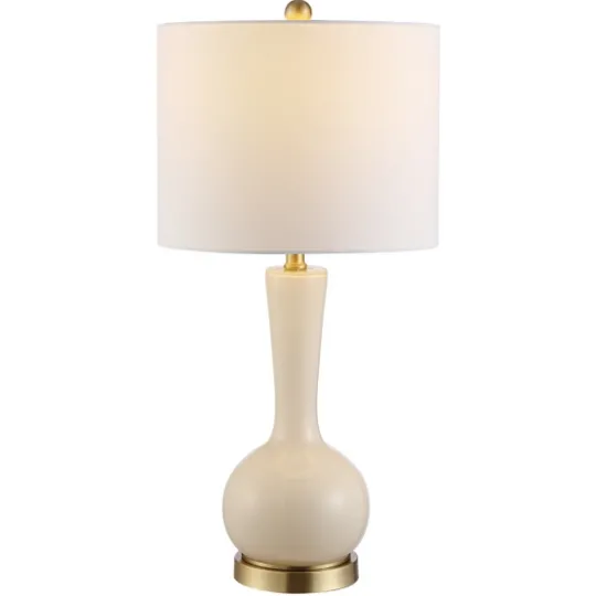 Kirkland's Home Glazed Glass Teardrop Table Lamp- Table Lamps