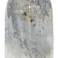 Kirkland's Home Glazed Gray Glass Vases, Set Of 2- Vases