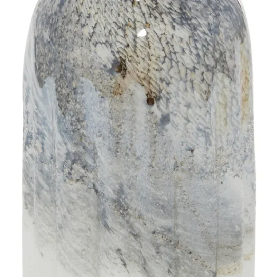 Kirkland's Home Glazed Gray Glass Vases, Set Of 2- Vases