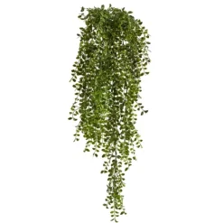 Kirkland's Home Gledistias In Hanging Metal Baskets, Set Of 2- Arrangements & Greenery