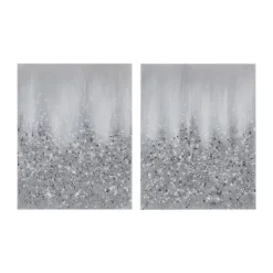 Kirkland's Home Glimmer Gradient 2-Pc. Abstract Wall Art- Canvas Art