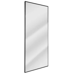 Kirkland's Home Glossy Black Frame Leaning Mirror- Framed Mirrors