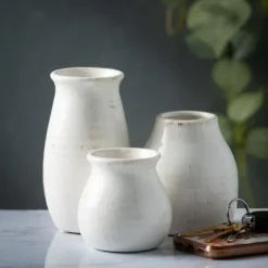 Kirkland's Home Glossy Curved Vases, Set Of 3- Vases