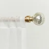 Kirkland's Home Gold Aged Mercury Sphere Curtain Rod, 72 In.- Curtain Rods & Hardware