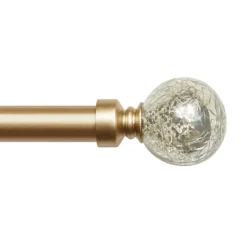 Kirkland's Home Gold Aged Mercury Sphere Curtain Rod, 72 In.- Curtain Rods & Hardware
