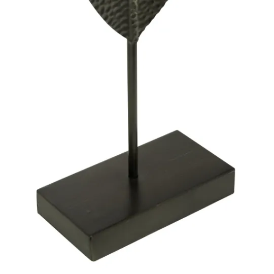 Kirkland's Home Gold And Black Metal Leaf Statues, Set Of 3- Statues & Figurines