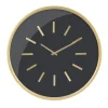 Kirkland's Home Gold And Black Modern Wall Clock- Clocks