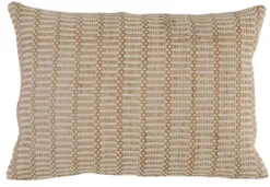 Kirkland's Home Gold And Ivory Haven Lumbar Pillow- Pillows