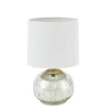 Kirkland's Home Gold And Silver Mercury Glass Table Lamp- Table Lamps