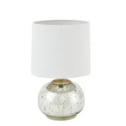 Kirkland's Home Gold And Silver Mercury Glass Table Lamp- Table Lamps