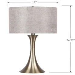 Kirkland's Home Gold And Tapered Table Lamps, Set Of 2- Table Lamps
