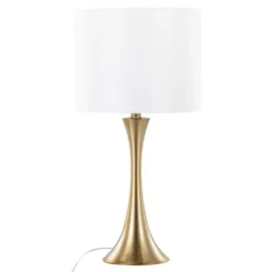 Kirkland's Home Gold And Tapered Table Lamps Set Of 2- Table Lamps
