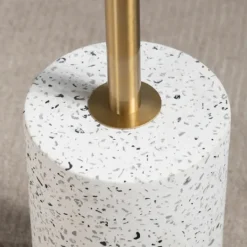 Kirkland's Home Gold And Terrazzo Floor Lamp- Floor Lamps