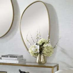 Kirkland's Home Gold Boomerang Wall Mirror- Decorative Mirrors
