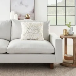 Kirkland's Home Gold Branches Faux Fur Throw Pillow- Pillows