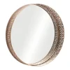 Kirkland's Home Gold Cutout Ancient Ring Framed Mirror- Framed Mirrors
