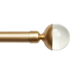 Kirkland's Home Gold Eleanor Curtain Rod Set, 72 In.- Curtain Rods & Hardware