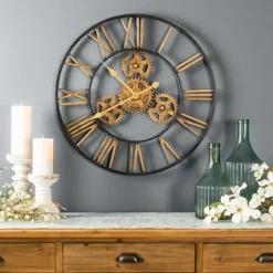 Kirkland's Home Gold Emmanuel Wall Clock- Clocks