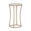 Kirkland's Home Gold Metal And Capiz Shell Top Accent Table- Accent & End Tables